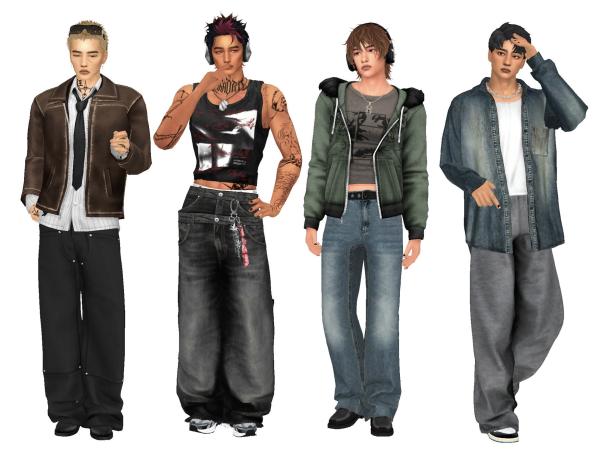 Mix Lookbook 35 by simsfinds - The Sims 4 custom content