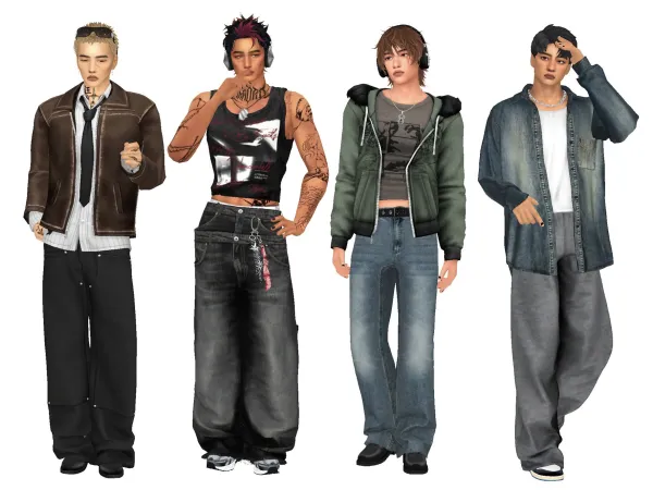 Mix Lookbook 35 by luunakai - The Sims 4 custom content