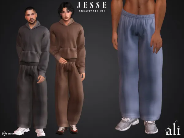 Mix JESSE sweatpants (m) by thesimsresource - The Sims 4 Custom Content