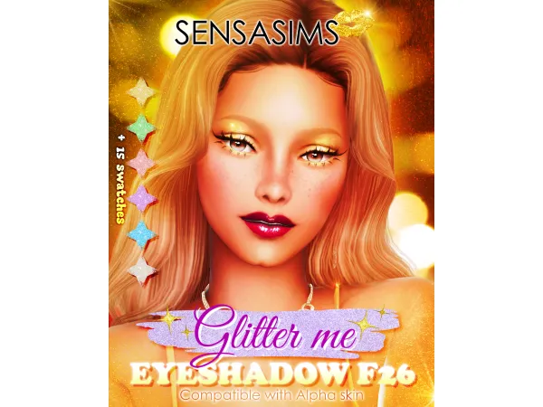 Mix u200bGLITTER ME uff5cMAXIS MIX EYESHADOW F26 - The Sims 4 Custom Content