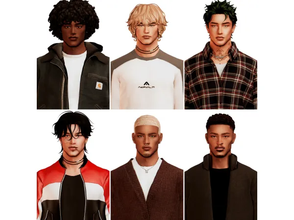 Mix He's a 10 But Male Sim Dump by rensimss_ - The Sims 4 Custom Content