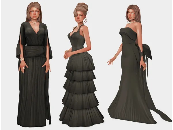 Maxis Match formal gala sims 4 lookbook by boujeesimss - The Sims 4 Custom Content