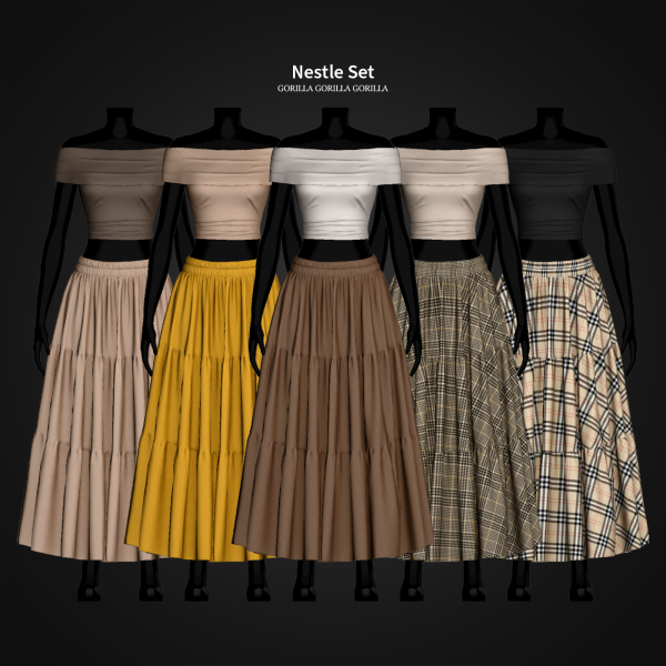 Alpha Nestle Set by simsfinds - The Sims 4 Custom Content