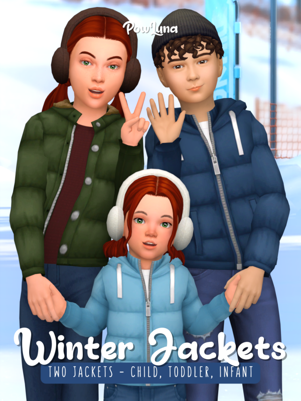 Maxis Match WINTER JACKETS by simsfinds - The Sims 4 custom content