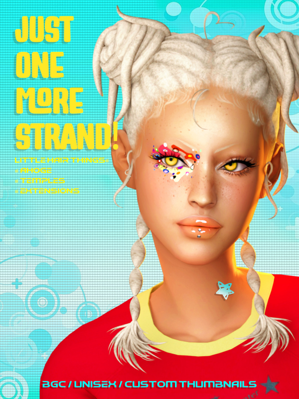 Maxis Match Just one more strand by simsfinds - The Sims 4 Custom Content