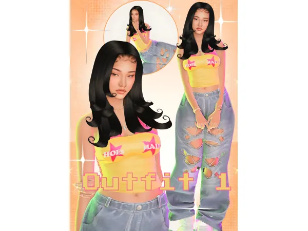 Mix Nova's lookbook by notelfyplay - The Sims 4 Custom Content