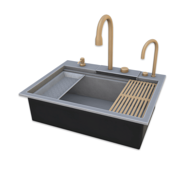 Maxis Match Comiko Modern Kitchen Sink V2 by comiko - The Sims 4 Custom Content