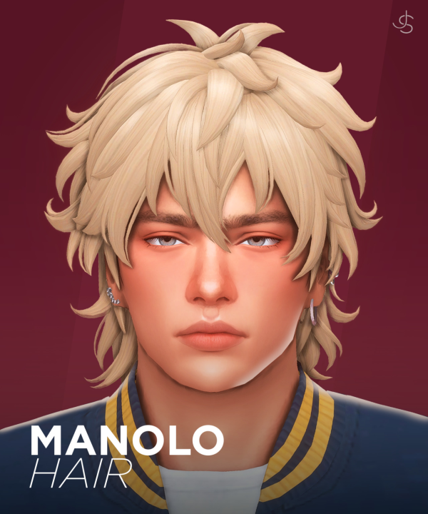 Maxis Match Manolo Hair by simsfinds - The Sims 4 Custom Content