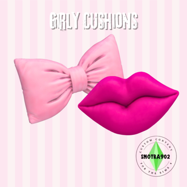 Maxis Match Girly Cushions by simsfinds - The Sims 4 Custom Content