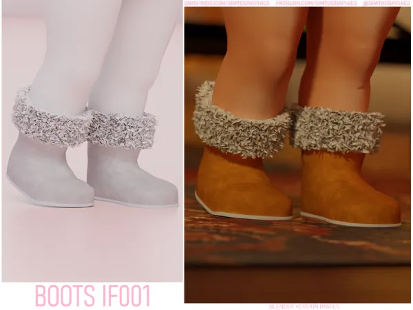 Alpha Boots IF001 - The Sims 4 Custom Content
