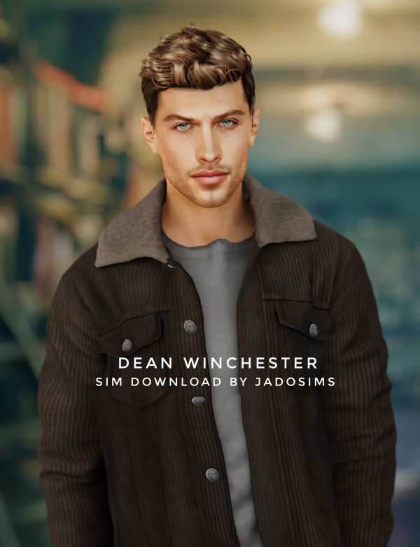Alpha Dean Winchester (Sim Download) by shopwithflynnn - The Sims 4 Custom Content