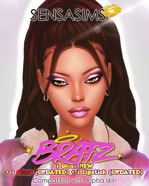 Mix Bratz Ombre Gloss MAXIS MIX by sensasims - The Sims 4 Custom Content