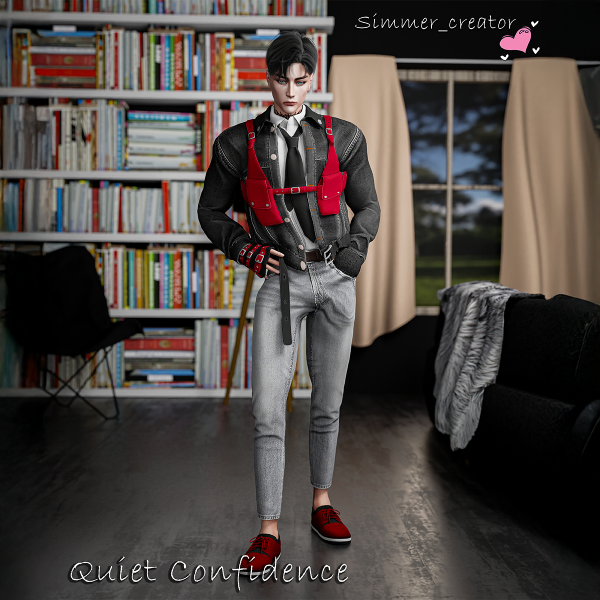 Mix Quiet Confidence 2 by simmer_creator - The Sims 4 Custom Content
