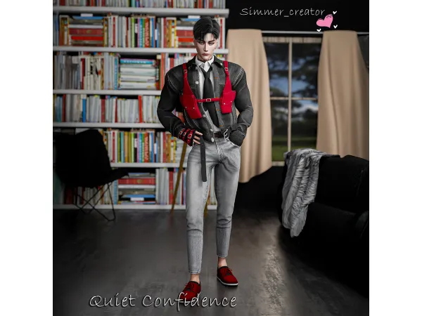 Mix Quiet Confidence 2 - The Sims 4 Custom Content
