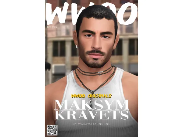 Maxis Match [WWOO] MAKSYM KRAVETS by wakawakaongong - The Sims 4 Custom Content