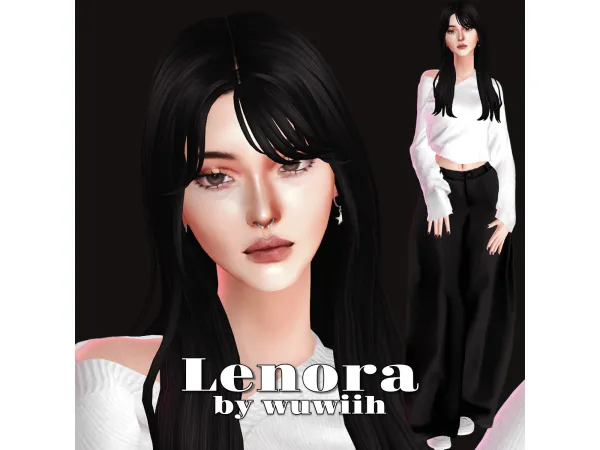 Mix Lenora by wuwiih01 - The Sims 4 Custom Content