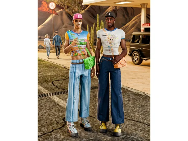 Alpha [HARDSWAE] The Roadie Collection FT DECAYED - The Sims 4 Custom Content