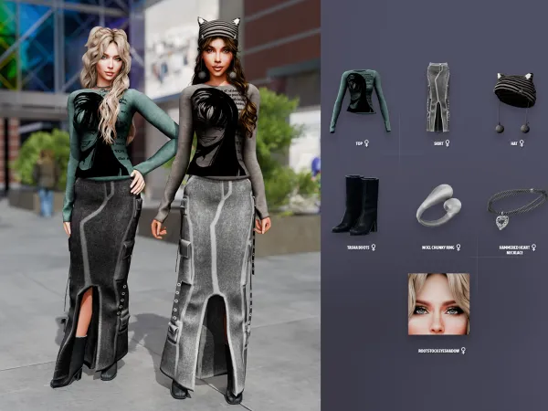 Alpha The Beat Female 1 by modcollective - The Sims 4 Custom Content