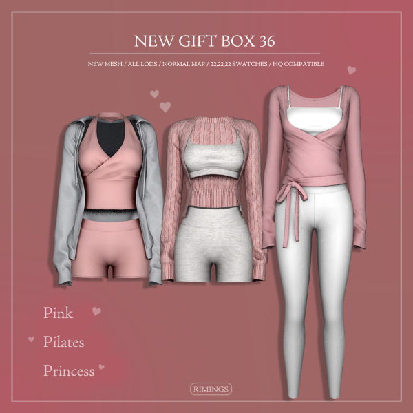 Alpha [RIMINGS] NEW GIFT BOX 36 by simsfinds - The Sims 4 Custom Content
