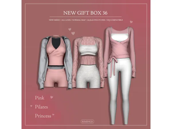 Alpha [RIMINGS] NEW GIFT BOX 36 - The Sims 4 Custom Content