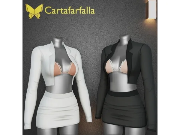 Alpha Cartafarfalla Sovereign set - The Sims 4 Custom Content