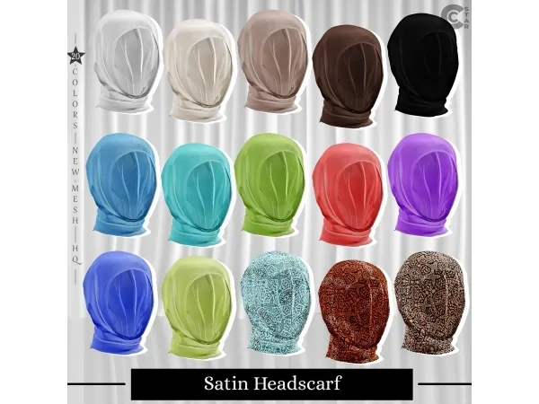 Satin Headscarf - cool_content_star