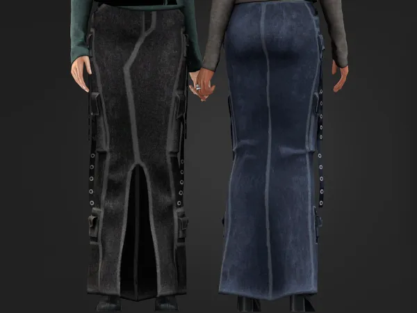 Alpha The Beat Female 1 Skirt - The Sims 4 Custom Content