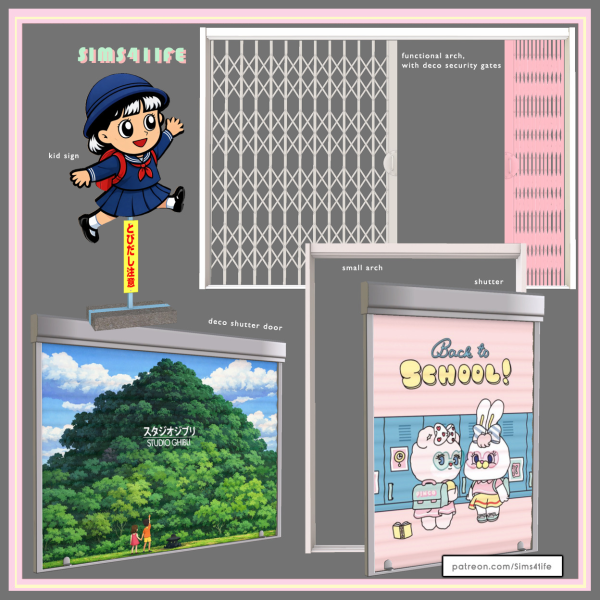 Mix Tori set by simsfinds - The Sims 4 Custom Content