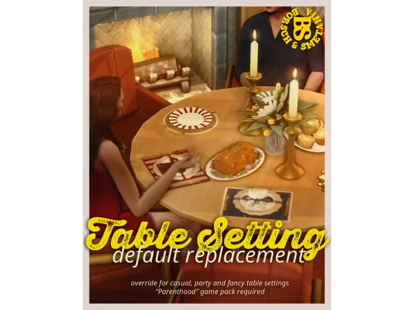 Maxis Match table settings override parenthood settings edition by borschandsmetania - The Sims 4 Custom Content