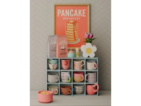 Maxis Match Cozy Sips Set by SnootySims - The Sims 4 Custom Content