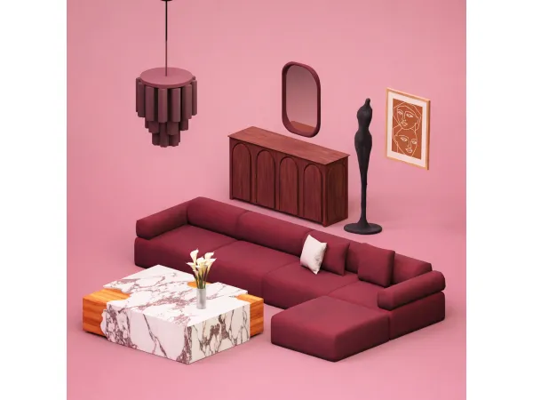 Midnight Lounge Set by SnootySims