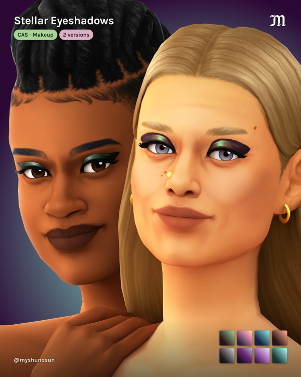 Maxis Match Stellar Eyeshadows by simsfinds - The Sims 4 Custom Content