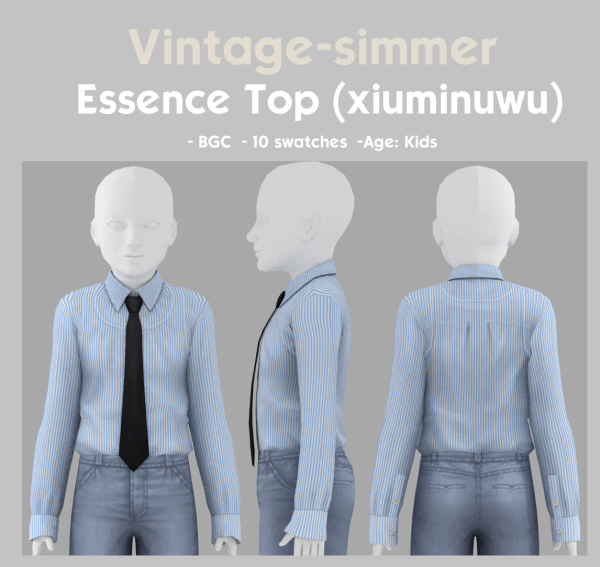 Maxis Match Essence Top simmer by simsfinds - The Sims 4 Custom Content