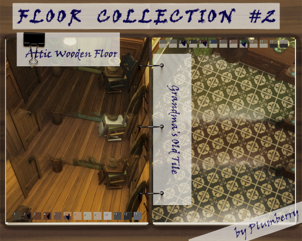 Maxis Match Floor Collection 2 by simsfinds - The Sims 4 Custom Content