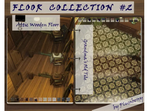 Maxis Match Floor Collection 2 by 11Plumberry - The Sims 4 Custom Content