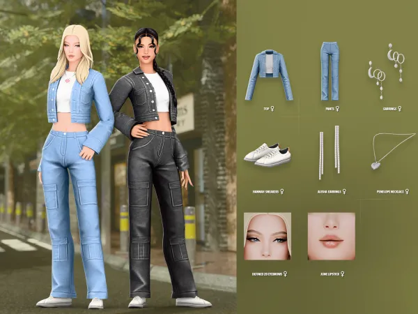Maxis Match Erin Set - The Sims 4 Custom Content