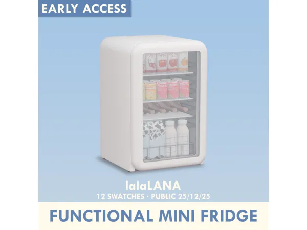 2512 Functional Mini Fridge