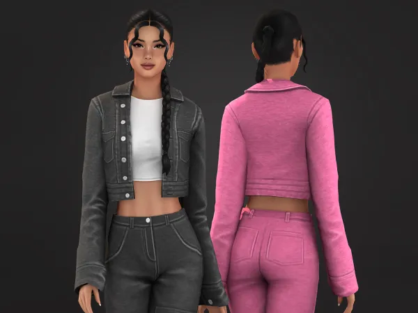 Maxis Match Erin Set Top - The Sims 4 Custom Content