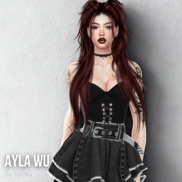 Alpha Ayla Wu The Dark Siren - The Sims 4 custom content