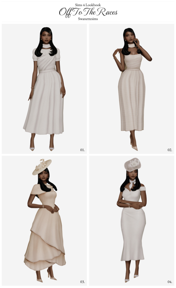 Maxis Match Off To The Races by simsfinds - The Sims 4 Custom Content