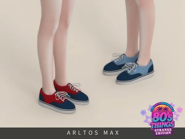 Mix Stranger Things Max shoes by thesimsresource - The Sims 4 Custom Content