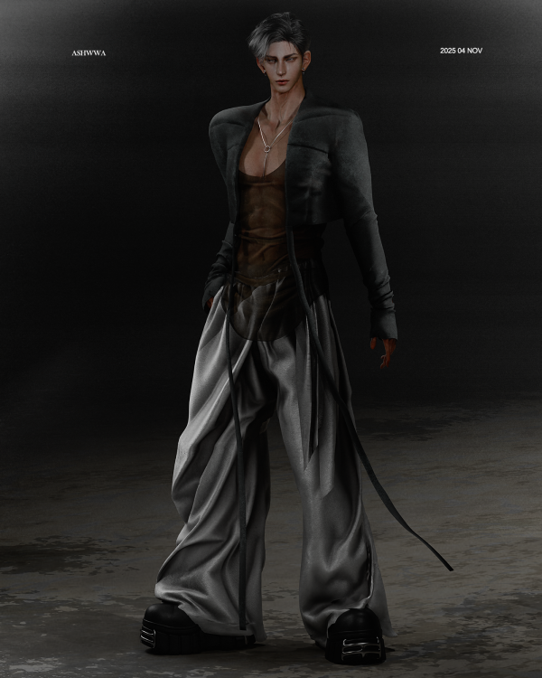 Alpha Man in Sleeved Jacket by simsfinds - The Sims 4 Custom Content