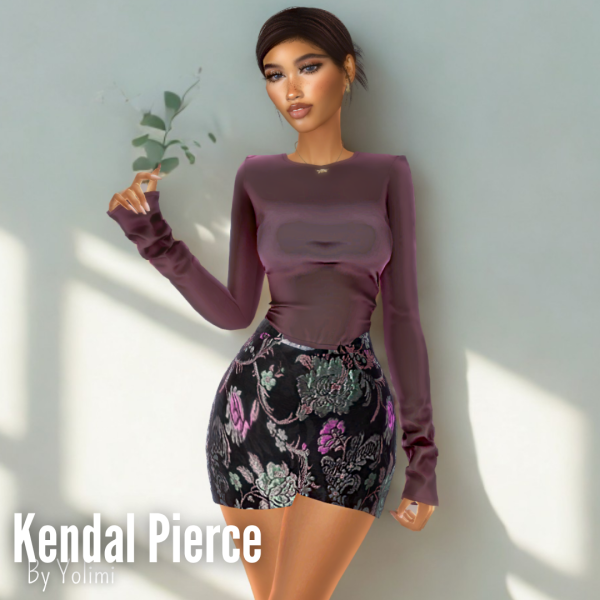Alpha Kendal Pierce Elegance in Bloom - The Sims 4 custom content