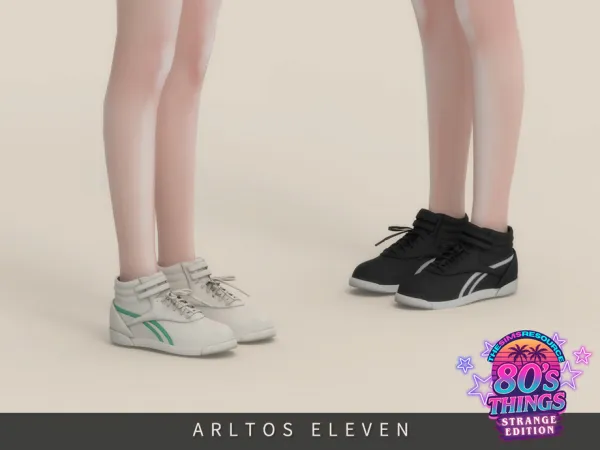 Mix Stranger Things Eleven shoes by thesimsresource - The Sims 4 Custom Content