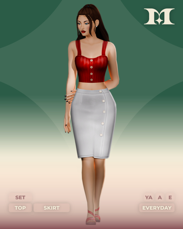 Maxis Match Darling Set by simsfinds - The Sims 4 Custom Content