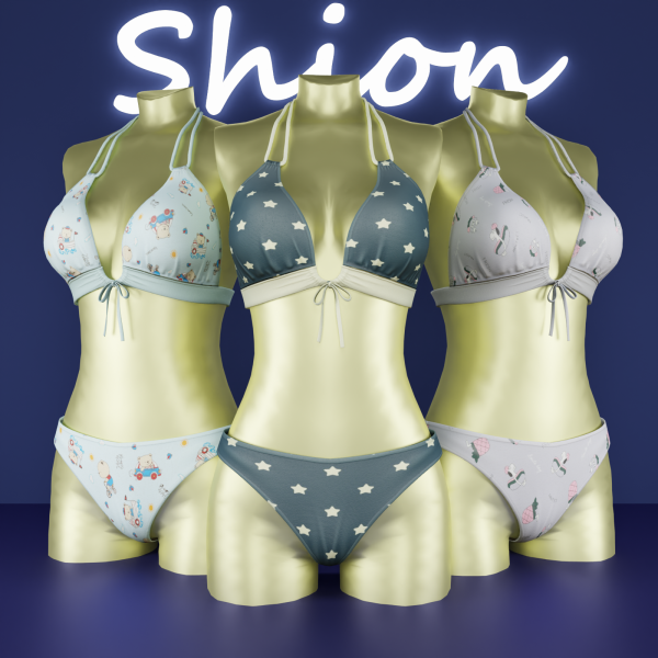 Alpha Shion Liz Bikini by shion_sims - The Sims 4 Custom Content