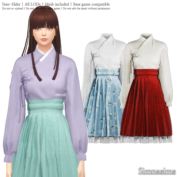 Alpha Goeun Hanbok by simsfinds - The Sims 4 custom content