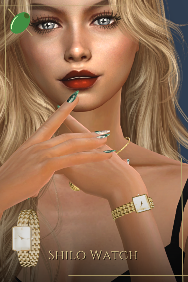 Alpha Shilo Watch by pitted0live - The Sims 4 Custom Content