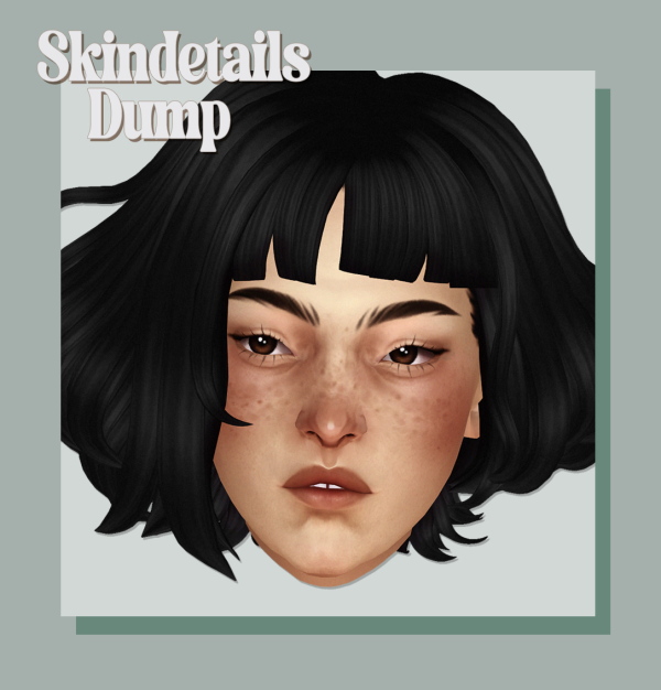 Maxis Match Skindetails Dump N2 xox by simsfinds - The Sims 4 Custom Content