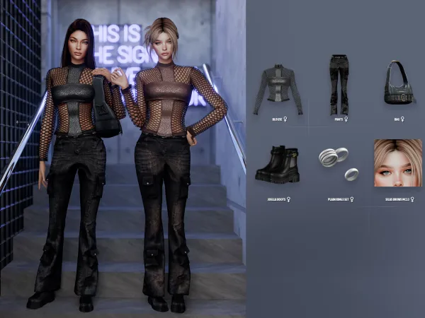 Alpha The Beat Female 2 by modcollective - The Sims 4 Custom Content